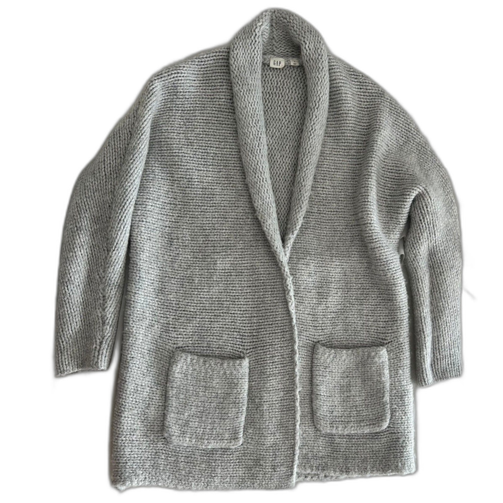 GAP Chunky Knit Shawl Collar Cardigan – Women’s M